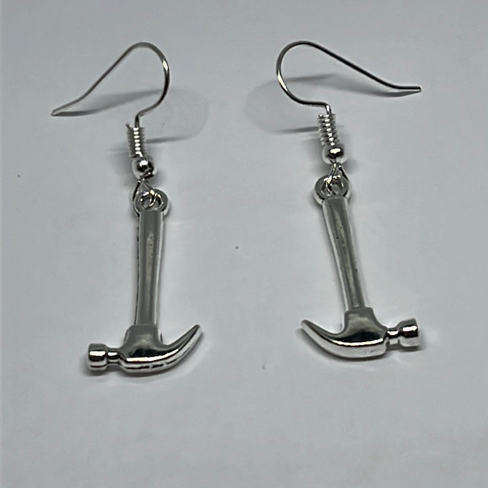 Earrings Hammer Gift Handyman Handywomen